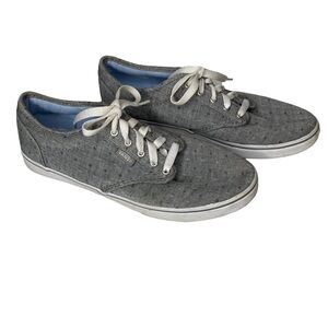 Vans Women’s Gray Print Sneakers. Size 7.5